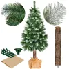 Artificial Christmas Tree Springos CT0111, Diamond Trunk Tree 180 cm