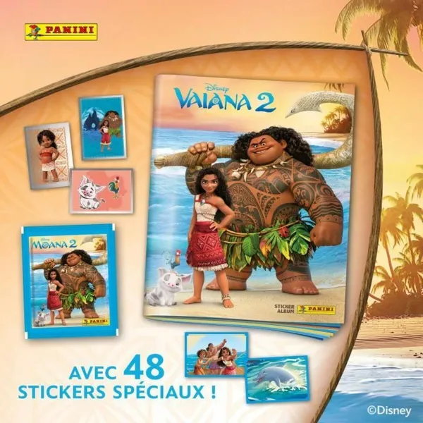 Albumas su lipdukais Panini Vaiana 2