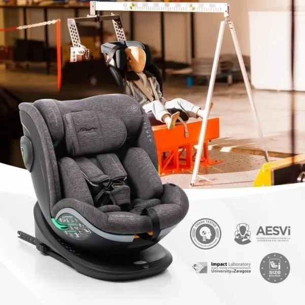 Automobilinė Kėdė Babyauto XPERTA BLACK LINE Juoda 0 (de 0 a 10 kilos) 0+ (de 0 a 13 kilos) I (9 - 18 kg) II (15-25 kg) III (22 