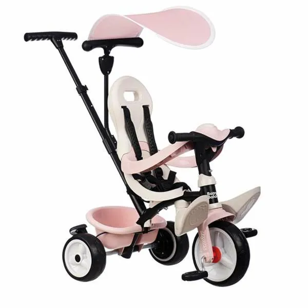 Trīsritenis Smoby Paseo para bebés Rozā