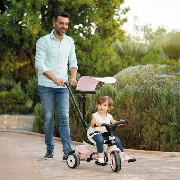 Трицикл Smoby Paseo para bebés Розовый