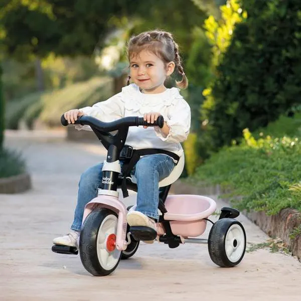 Трицикл Smoby Paseo para bebés Розовый