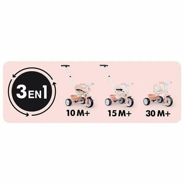 Tricycle Smoby Be Move Confort Pink