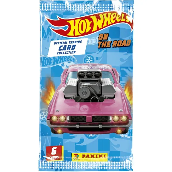 Lipdukų pakuotė Panini Hot Wheels TC