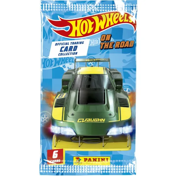 Lipdukų pakuotė Panini Hot Wheels TC