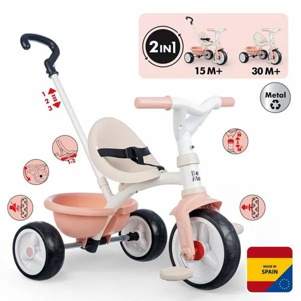 Tricycle Smoby Be Move Pink