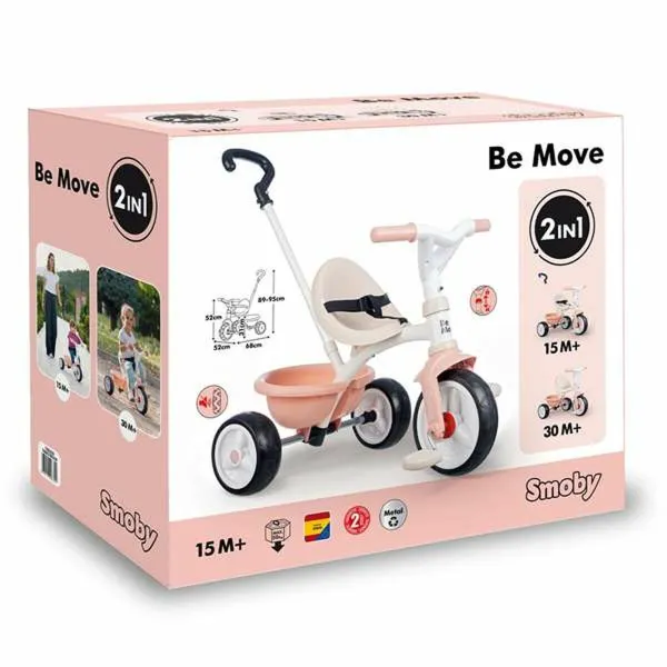 Triratis Smoby Be Move Rožinė