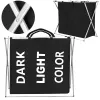 HA0100 LAUNDRY BASKET, 3 COMPARTMENTS