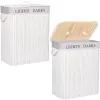 Бамбуковая корзина для белья Springos HA0069 100л