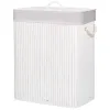Bamboo laundry basket Springos HA0069 100l