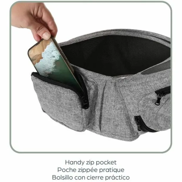 Baby Carrier Backpack Dreambaby Grey + 0 Months