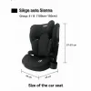 Auton Istuin Nania Musta ECE R129/04