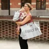Vaipanvaihtolaukkku Childhome Family Bag Harmaa