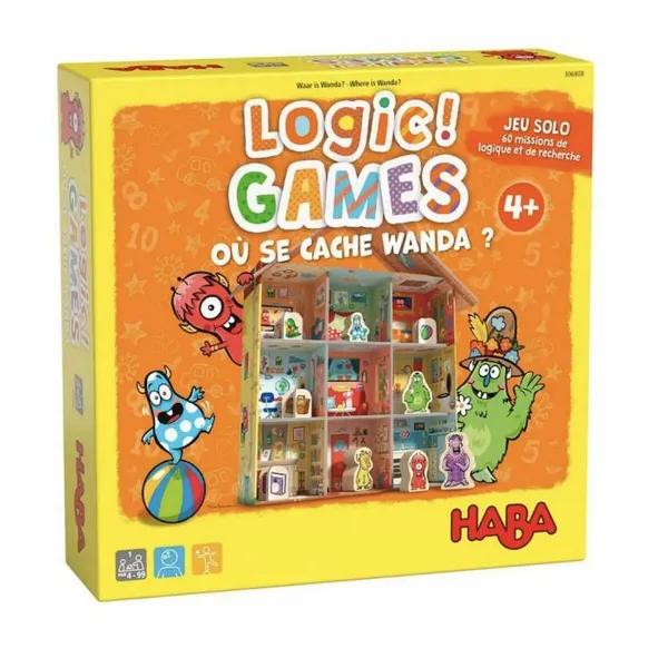 Настольная игра HABA Logic Games - Where is Wanda? 1 x 1 x 1 cm