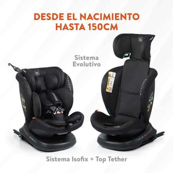 Car Chair Babyauto RODIA Grey 0 (de 0 a 10 kilos) I (9 - 18 kg) II (15-25 kg) III (22 - 36 kg) Children's ECE R129/04