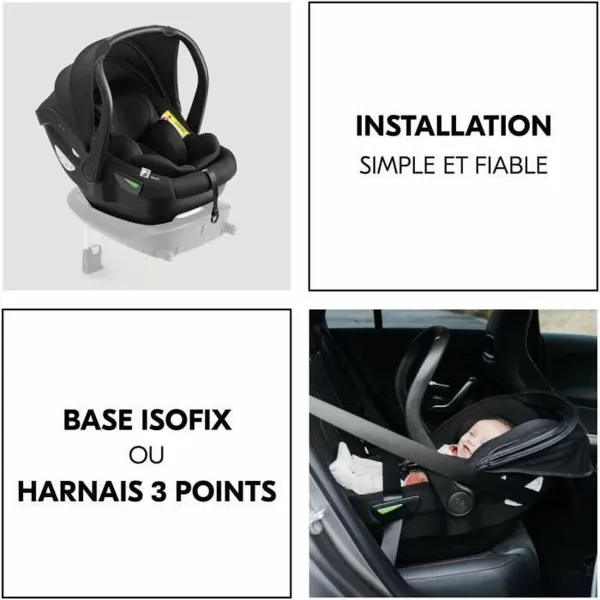 Automobilinė Kėdė Hauck Juoda