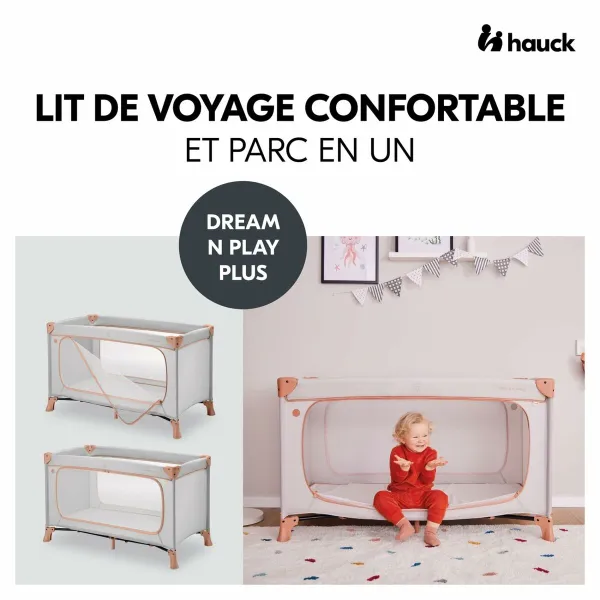 Travel cot Hauck White 60 x 120 cm 125 x 69 x 82 cm