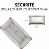 Travel cot Hauck White 60 x 120 cm 125 x 69 x 82 cm