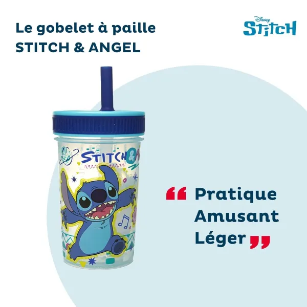 Harjoittelumukin ThermoBaby LILO & STITCH 420 ml Sininen