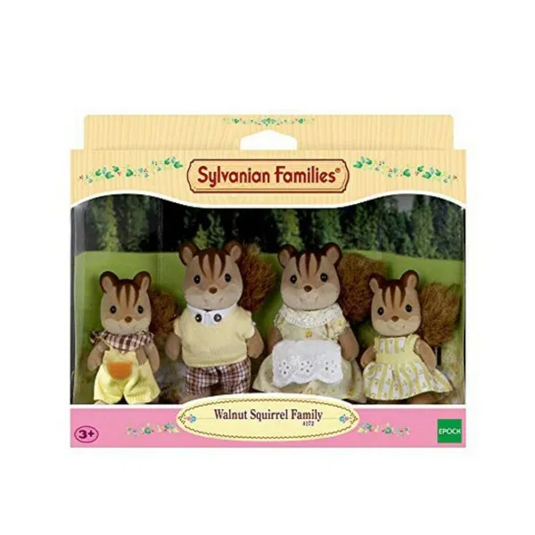 Set of Dolls   Sylvanian Families 4172 Family Ecureuil Roux