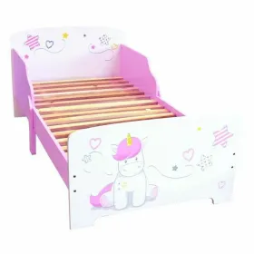Children's Bed Fun House Unicorn 59 cm 144 x 77 x 59 cm 140 x 70 cm