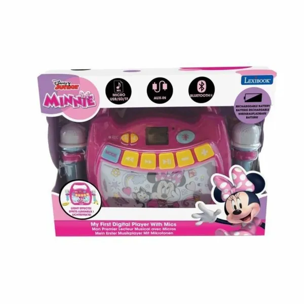 Bluetooth Speaker with Karaoke Microphone Lexibook MINNIE MOUSE