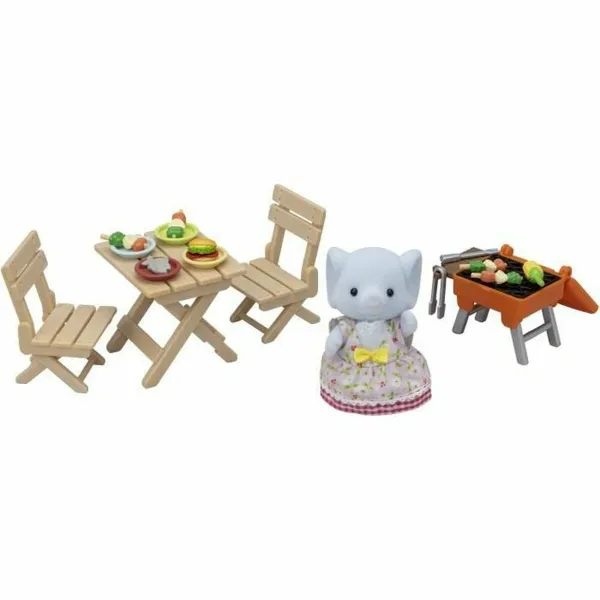 Leļļu mājas aksesuāri Sylvanian Families The Elephant Girl and Her Picnic Set