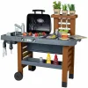 Lelukeittiö Smoby Garden Kitchen Grilli 43 Kappaletta
