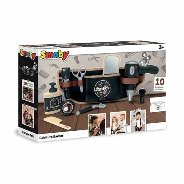 Lasten meikkisetti Smoby BARBER & CUT BELT Musta