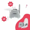 Высокий стул Badabulle Sitzerhöhung 15 kg Белый/Серый