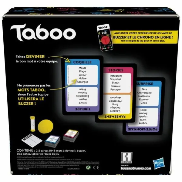 Jautājumu un atbilžu spēle Hasbro Taboo