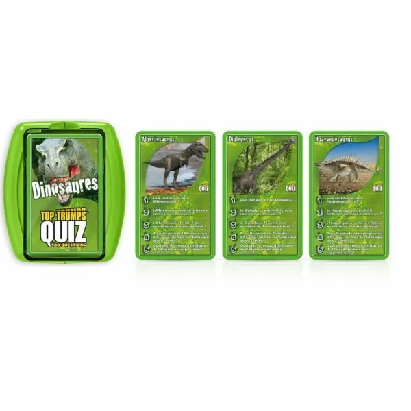 Jautājumu un atbilžu spēle Top Trumps Quiz Dinosaures