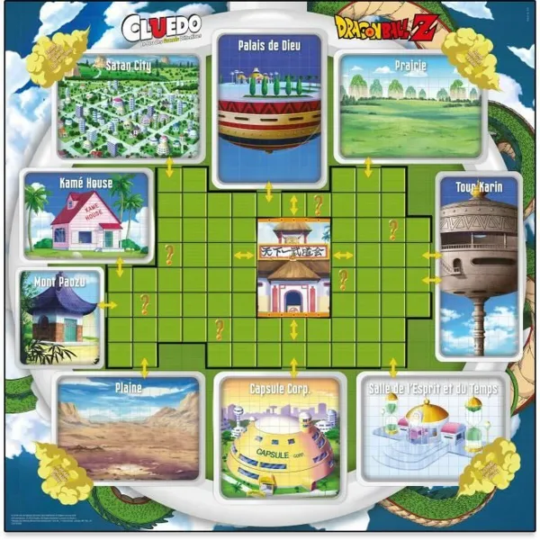 Lautapeli Dragon Ball Z Cluedo
