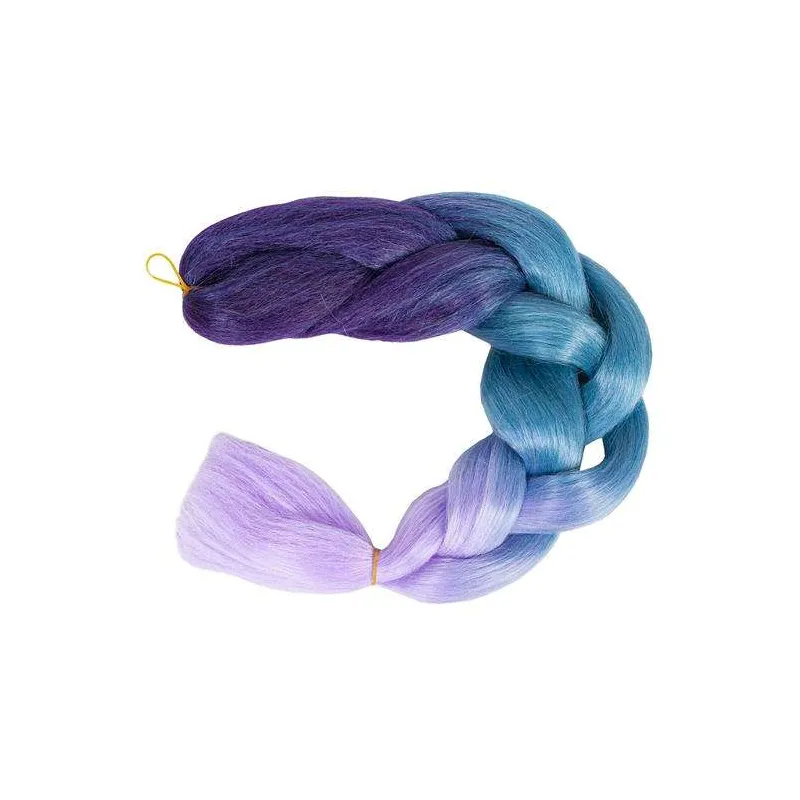 Sintetinės plaukų pynės ombre blue/fio W10342