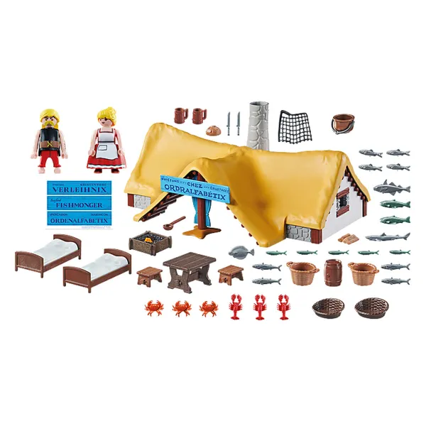 Playset Playmobil Astérix: Ordralfabetix Hut 71266 73 Kappaletta