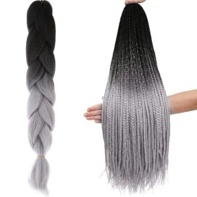 Sintetinės plaukų ombre pynės sz/sz W10345
