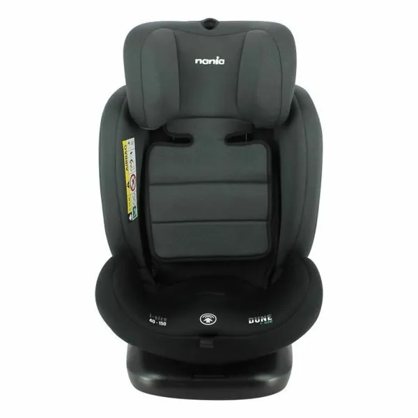 Auton Istuin Nania Dune Musta Harmaa ECE R129/04 ISOFIX