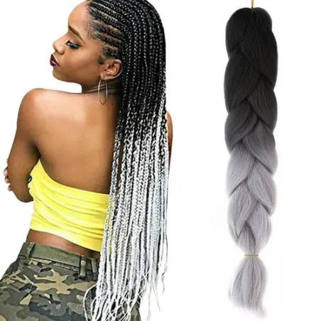 Sünteetilisest juustest ombre-patsid sz/sz W10345