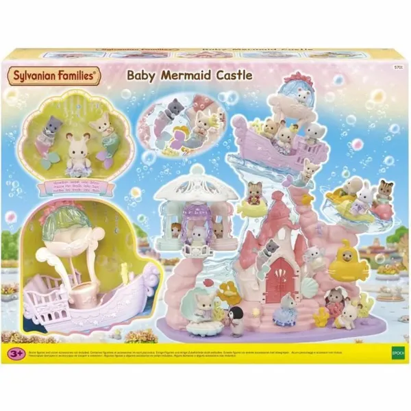Lelusetti Sylvanian Families Babie Mermaid Castle Muovinen
