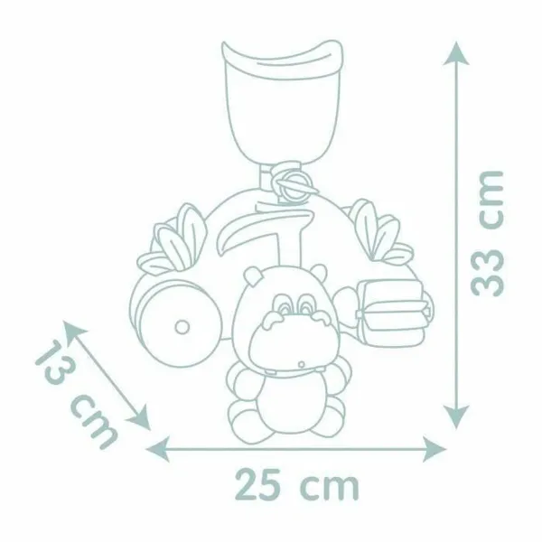 Žaislai voniai Smoby Hippopotamus