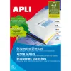 Kleepuvad sildid Apli 1280 100 Lehed 105 x 148 mm Valge A4