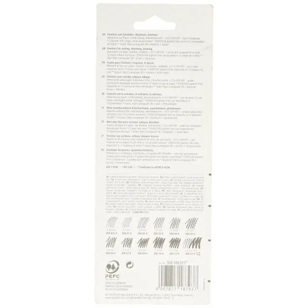 Drawing Set Staedtler 308 SBK3P2 (3 Pieces)
