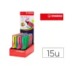Highlighter Stabilo 75/15-1 Multicolour 15 Pieces