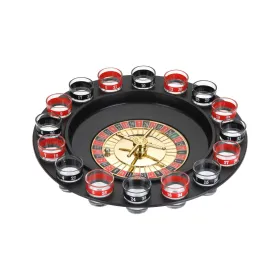 Juomapeli Casino Roulette ‎90267 18 pcs Lasi