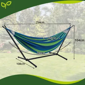 Sodo hamakas 200x150cm su rėmu