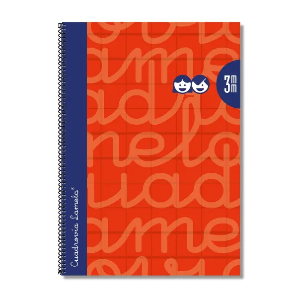 Notebook Lamela Red Sheet 80 Sheets 21,5 x 31,5 cm 5 Pieces