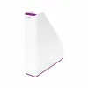 Magazine rack Leitz White Violet A4 polystyrene 7,3 x 31,8 x 27,2 cm