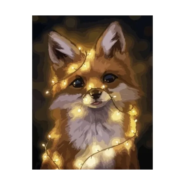 Painting by numbers 40x50cm - Maaleo fox 22782