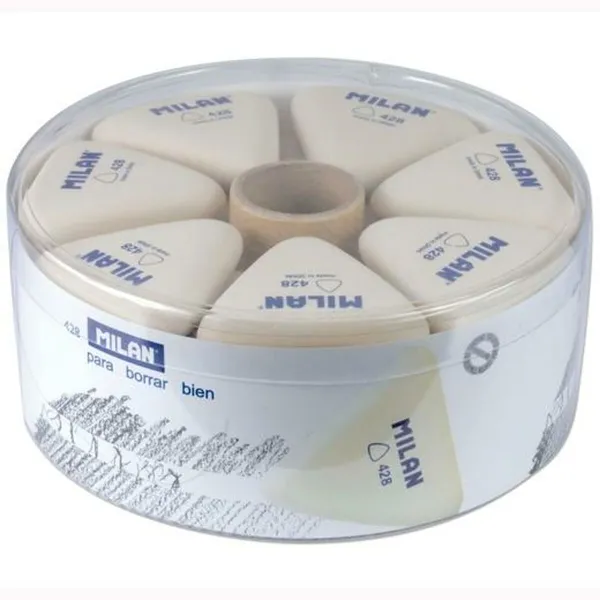 Eraser Milan Cuddle Collection 28 Units Set White 5,1 x 4,6 x 1,3 cm