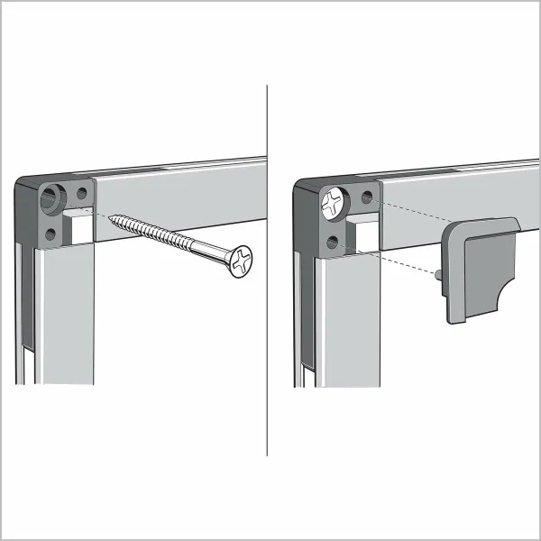 Magnetinė lenta Nobo 1905209 600 x 450 mm Balta Aliuminis Plienas